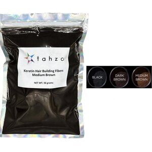 Hair Building Fibers Hair Loss Thinning Hair Keratin 56G Refill Bag Medium Brown